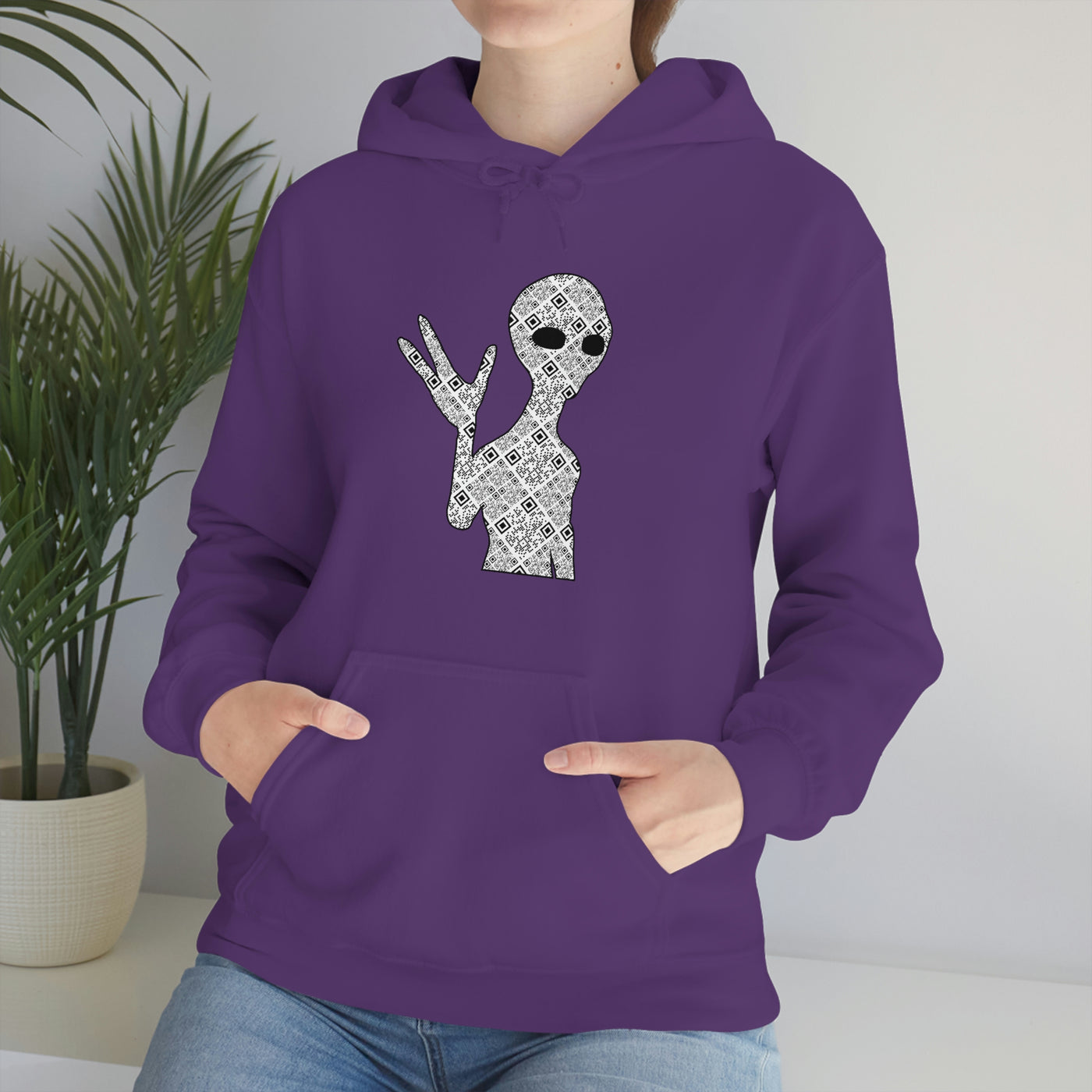 XR Reality Collection: Outta This World Alien (Unisex) Adult Hoodie