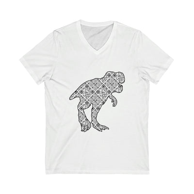 XR Reality Collection: Jurassic Stomp (Unisex) Adult V-Neck T-Shirt