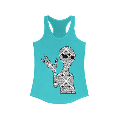 XR Reality Collection: Outta This World Alien (Women's) Adult Racerback Tank Top