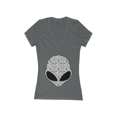 XR Reality Collection: Interstellar Planet (Women's) Adult Fitted V-Neck T-Shirt