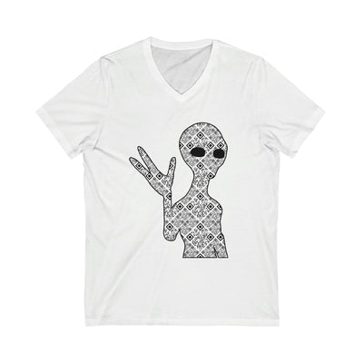 XR Reality Collection: Outta This World Alien (Unisex) Adult V-Neck T-Shirt