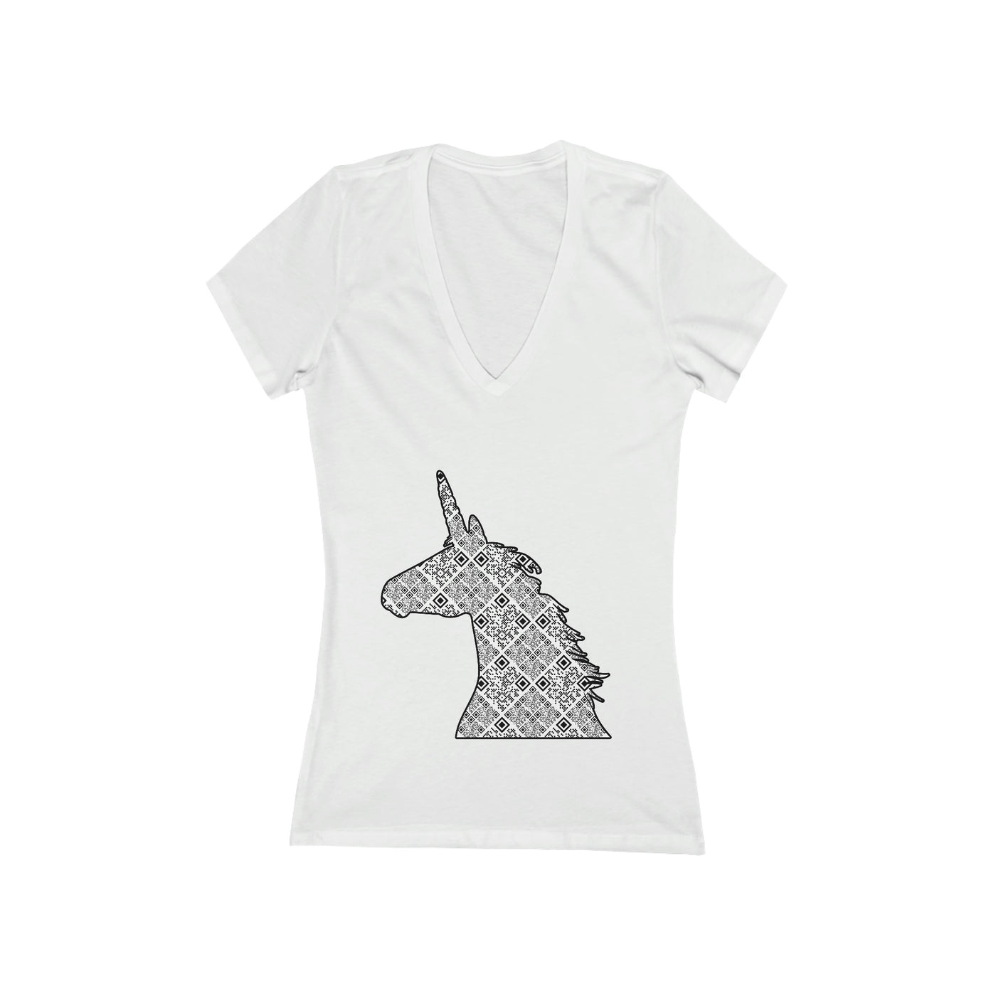 XR Reality Collection: Mystical Unicorn (Women's) Adult Fitted V-Neck T-Shirt