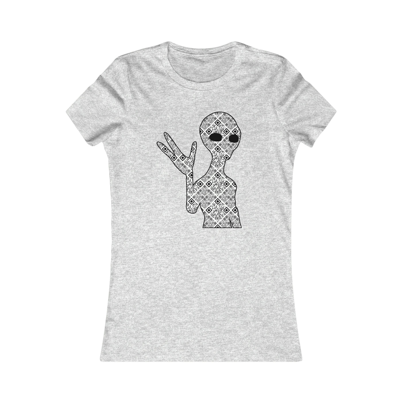 XR Reality Collection: Outta This World Alien (Women's) Adult Fitted T-Shirt