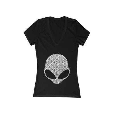 XR Reality Collection: Interstellar Planet (Women's) Adult Fitted V-Neck T-Shirt