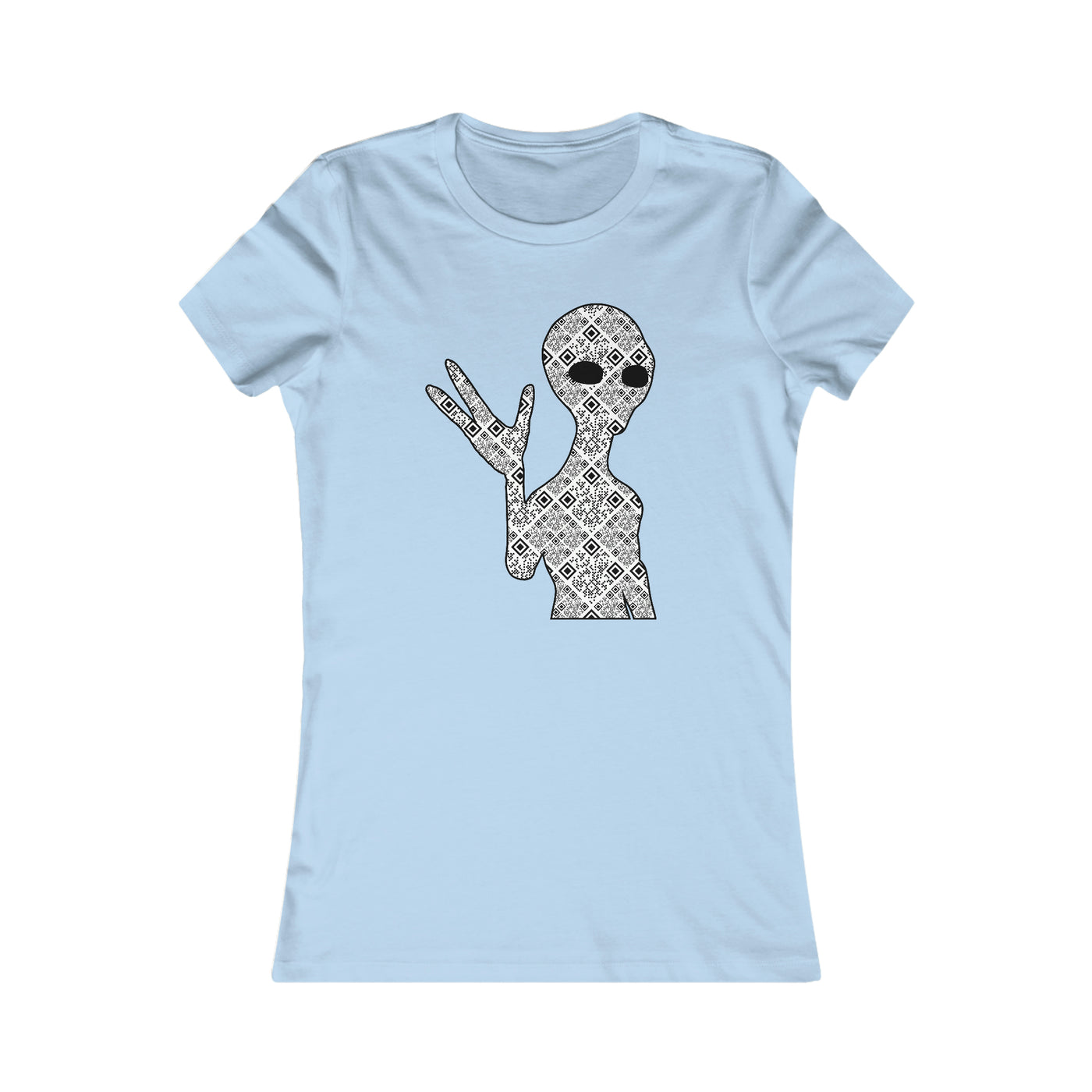XR Reality Collection: Outta This World Alien (Women's) Adult Fitted T-Shirt