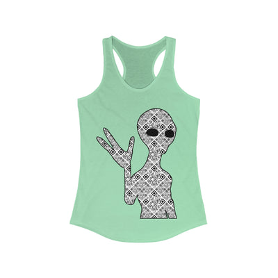 XR Reality Collection: Outta This World Alien (Women's) Adult Racerback Tank Top