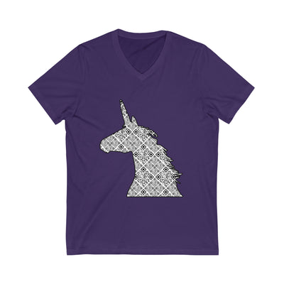 XR Reality Collection: Mystical Unicorn (Unisex) Adult V-Neck T-Shirt