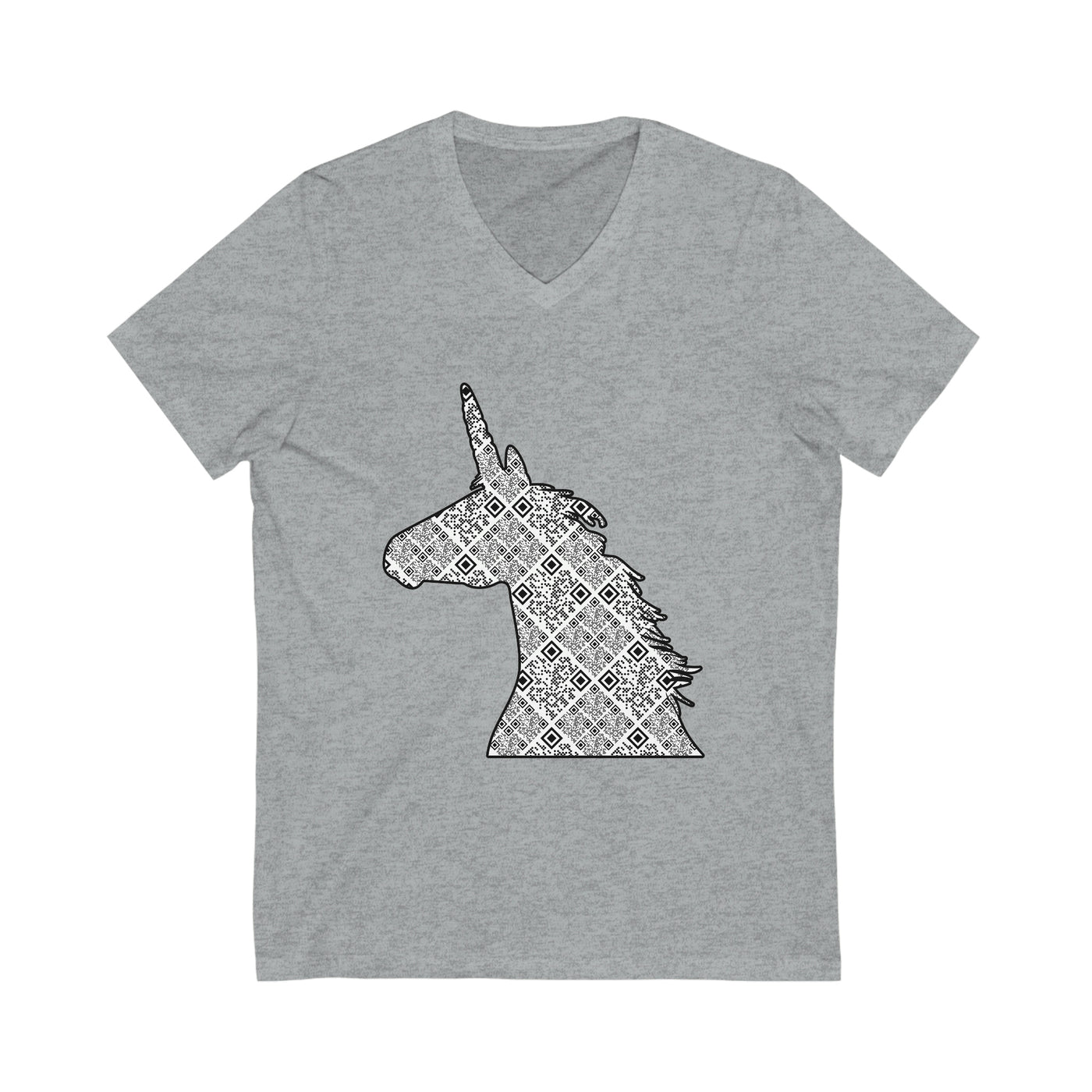 XR Reality Collection: Mystical Unicorn (Unisex) Adult V-Neck T-Shirt