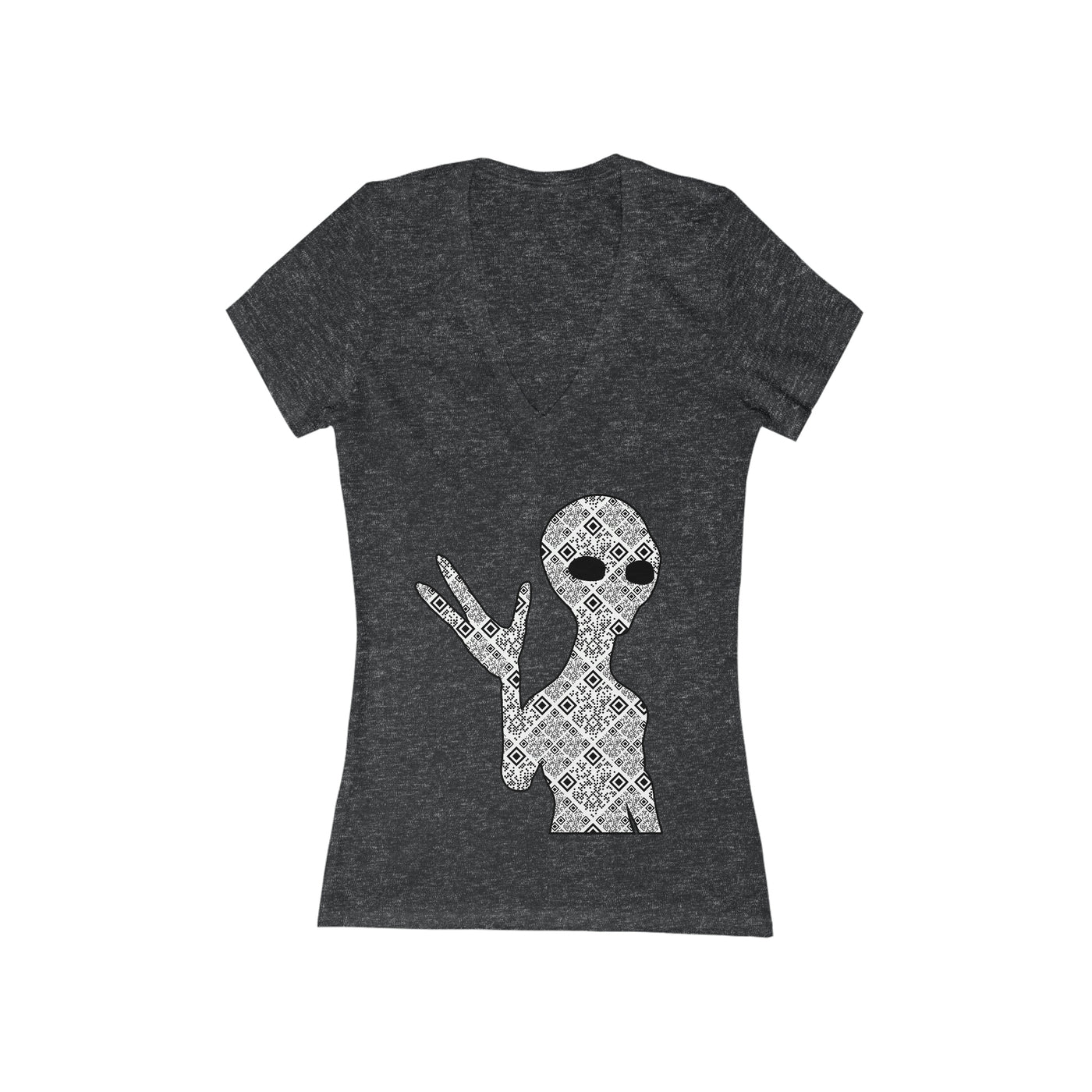 XR Reality Collection: Outta This World Alien (Women's) Adult Fitted V-Neck T-Shirt