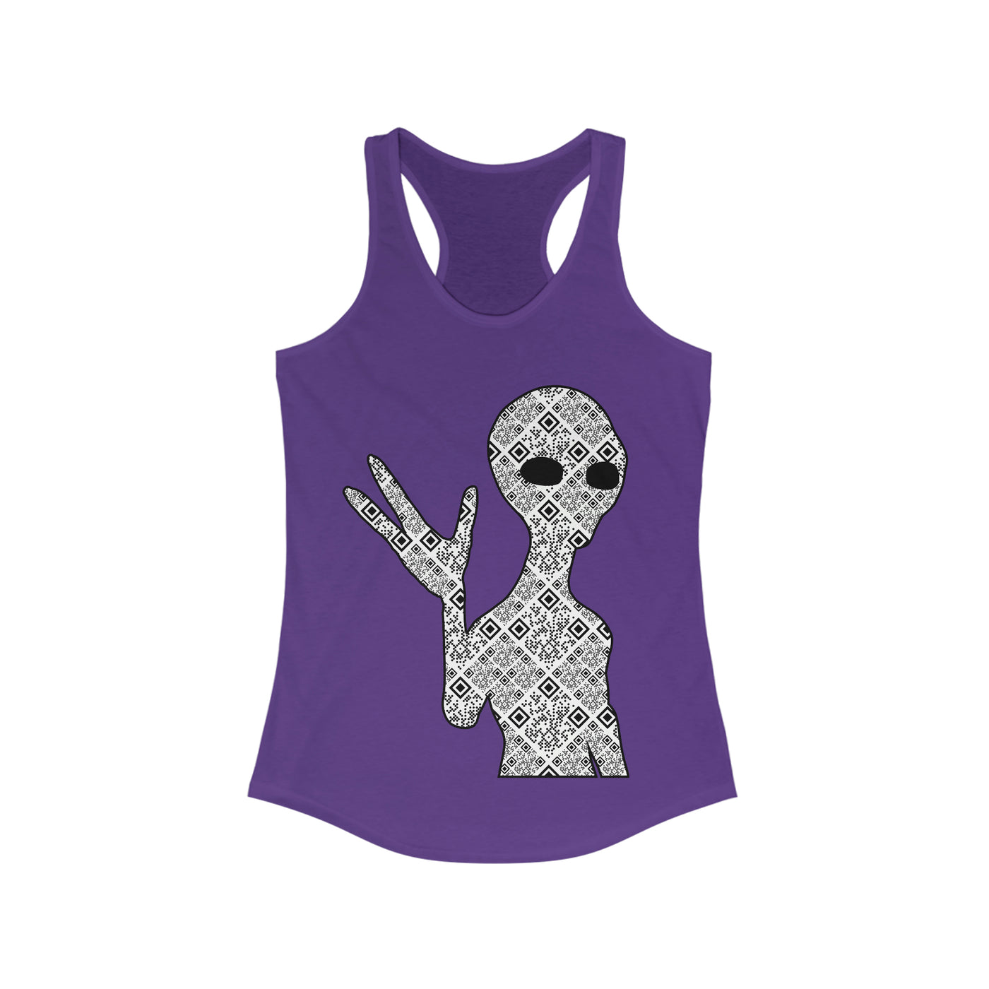 XR Reality Collection: Outta This World Alien (Women's) Adult Racerback Tank Top