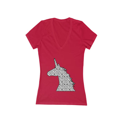 XR Reality Collection: Mystical Unicorn (Women's) Adult Fitted V-Neck T-Shirt