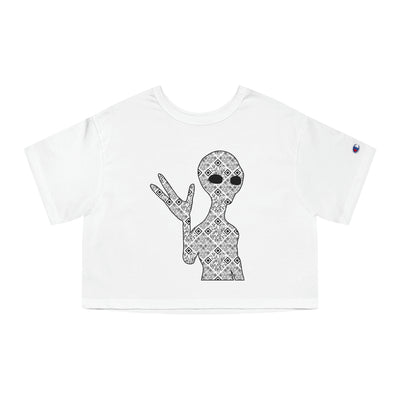 XR Reality Collection: Outta This World Alien (Women's) Adult Cropped T-Shirt