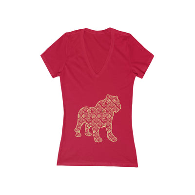 XR Reality Collection: Year of the Tiger (Women's) Adult Fitted V-Neck T-Shirt