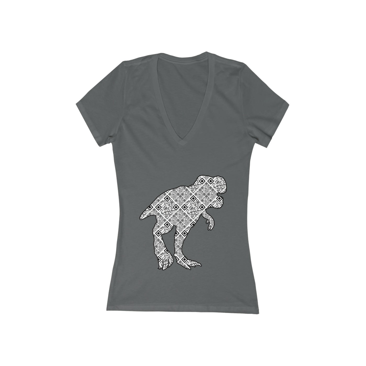 XR Reality Collection: Jurassic Stomp (Women's) Adult Fitted V-Neck T-Shirt