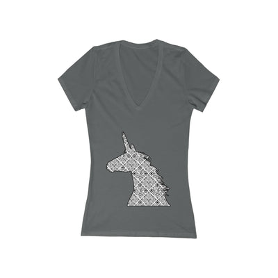 XR Reality Collection: Mystical Unicorn (Women's) Adult Fitted V-Neck T-Shirt