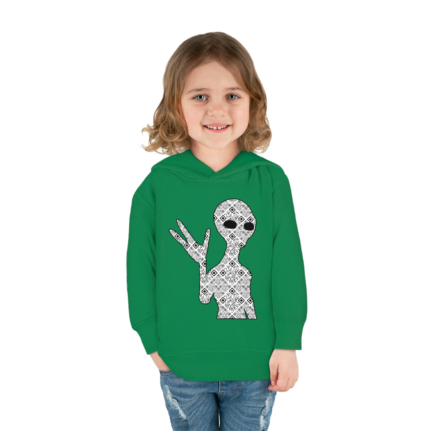 XR Reality Collection: Outta This World Alien (Unisex) Toddler Hoodie