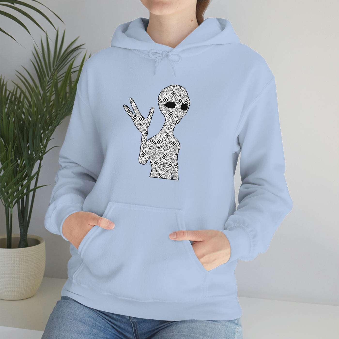 XR Reality Collection: Outta This World Alien (Unisex) Adult Hoodie