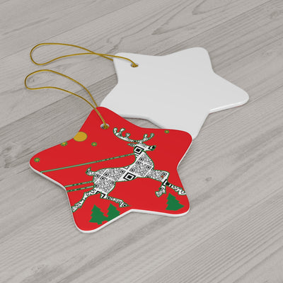 Santa and Reindeer Ornaments